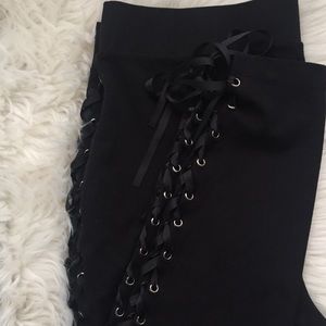 TORRID Lace Up Sides Pixie Pant